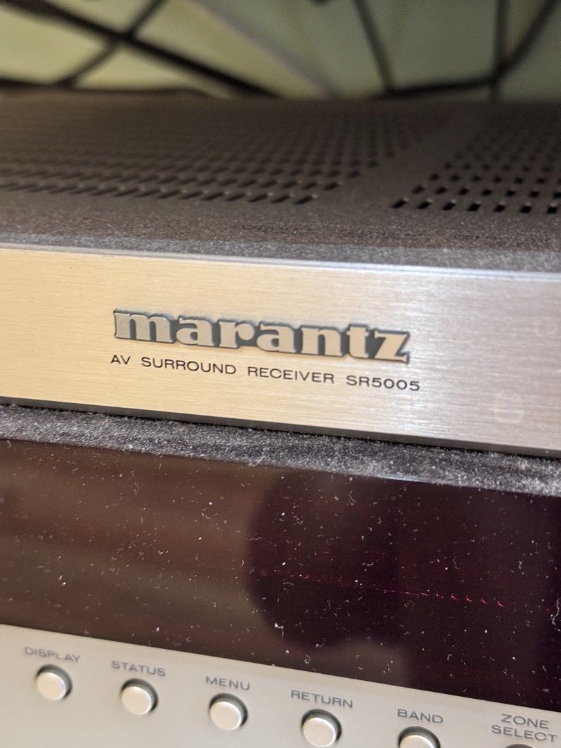 Marantz SR5005 AV Surround Receiver (Category: Soundbars, Speakers & Amplifiers) located in Kuala Lumpur. Submitted by hilberttan (Listing ID 1450603322, Image 3). Description: - Marantz SR5005 AV Surround Receiver - Silver color with flip-down front panel - Ample inputs/outputs for all your audio/video needs - Ideal for home theater setups - Tested and confirmed working.