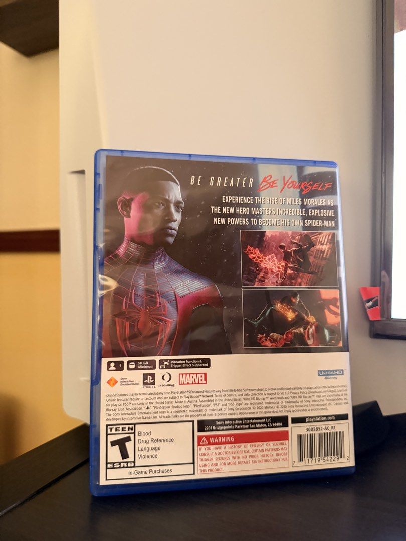 Miles Morales (PS5) (Category: PlayStation) located in Santa Ana. Submitted by ericinciso (Listing ID 1450641594, Image 3). Description: RUSH | FOR SALE PS5 Spider-Man: Miles Morales.