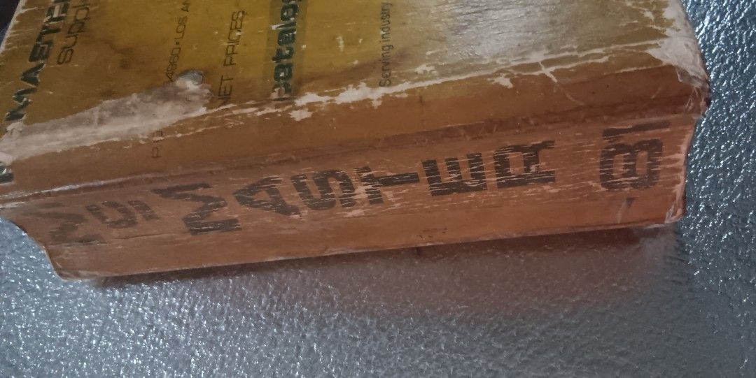 Mcmaster catalog (Category: Textbooks) located in Las Pinas. Submitted by 030700 (Listing ID 1450543237, Image 2). Description: mcmaster-carr.