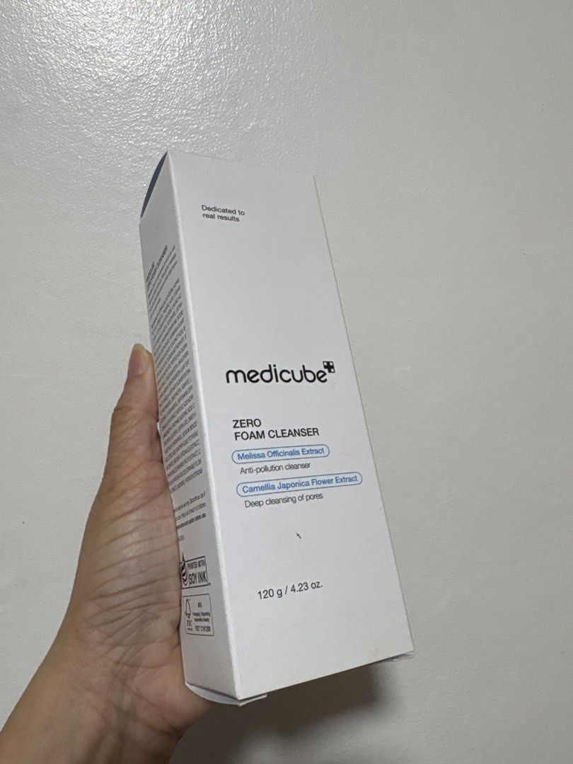 Medicube Zero Foam Cleanser 120g (Category: Face Care) located in Quezon City. Submitted by iris.edit (Listing ID 1450577384, Image 1). Description: - Medicube Zero Foam Cleanser - 120g / 4.23 oz - Deeply cleans pores and fights pollution - Contains Melissa Officinalis Extract & Camellia Japonica Flower Extract - Made in Korea - Expiry Date: September 2027 Seller Notes: • Ships on weekends • No return / exchange • Location: Quezon City • Shipping