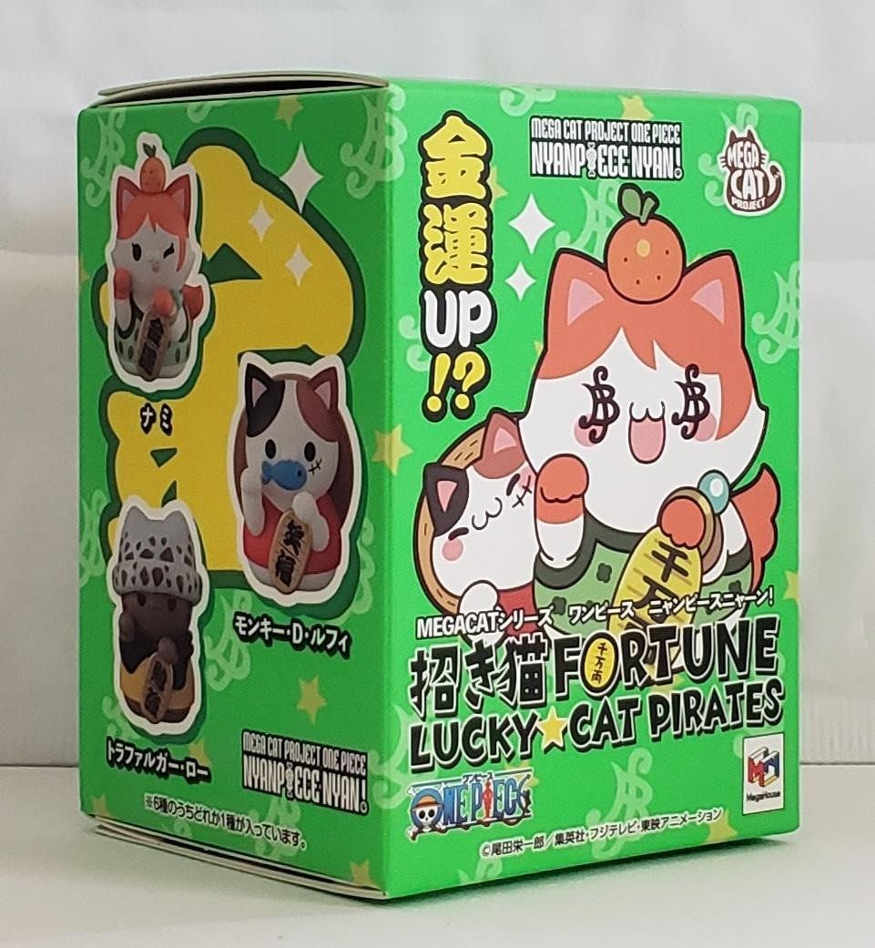 Mega Cat Project One Piece Fortune Lucky Cat Pirates Figures (Category: Figurines & Statues) located in Pasig City. Submitted by jointeamqu40916 (Listing ID 1450539325, Image 3). Description: - Cute One Piece x Mega Cat Project Fortune Lucky Cat figures - Features popular characters like Ace and Law reimagined as lucky cats - Ideal for One Piece fans and collectors - Includes original packaging - Boost your luck with these charming collectibles!.
