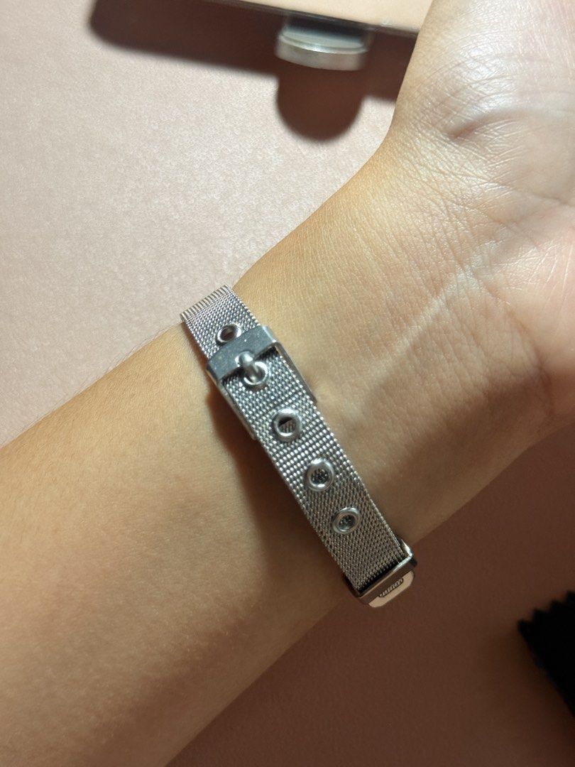 MILLIOT & CO. Silver Stainless Steel Mesh Strap Watch (Category: Women's Watches) located in Manila. Submitted by thriftchic__ (Listing ID 1450634006, Image 3). Description: - Brand: MILLIOT & CO. - NOTE: BATTERY NEEDS TO BE CHANGED. IT IS NOT WORKING ANYMORE. BOUGHT THIS FOR 1K+ - Strap: Silver mesh, adjustable with buckle closure - Face: Black - Back: Stainless steel - Style: Sleek, minimalist - Ideal for: Everyday wear.