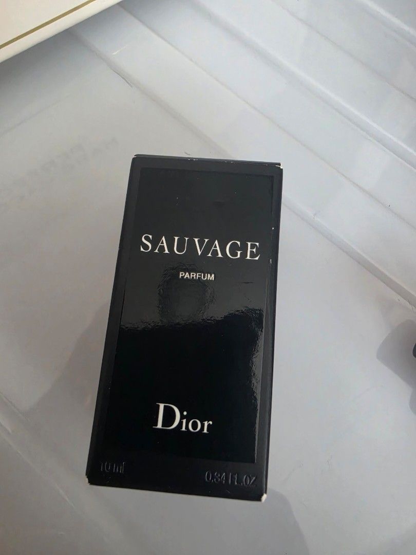 Mini 10ml Dior Sauvage Parfum (Category: Fragrance & Deodorants) located in Paranaque City. Submitted by 3starx (Listing ID 1450539506, Image 1). Description: 💜Please read before buying💜 All posted items are authentic from the USA. No RUSH PICKUP. I will provide pick up day and time options. I will not hold PAID items. Payment will be made once pick up has been booked and due for pick up as well Mode of delivery: SAME DAY DELIVERY ONLY FROM PAR