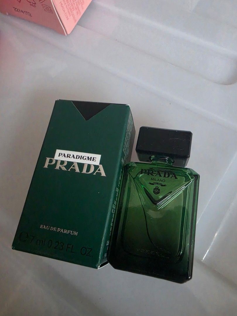 Mini 7ml Prada paradigm edp (Category: Fragrance & Deodorants) located in Paranaque City. Submitted by 3starx (Listing ID 1450542255, Image 2). Description: 💜Please read before buying💜 All posted items are authentic from the USA. No RUSH PICKUP. I will provide pick up day and time options. I will not hold PAID items. Payment will be made once pick up has been booked and due for pick up as well Mode of delivery: SAME DAY DELIVERY ONLY FROM PARAN