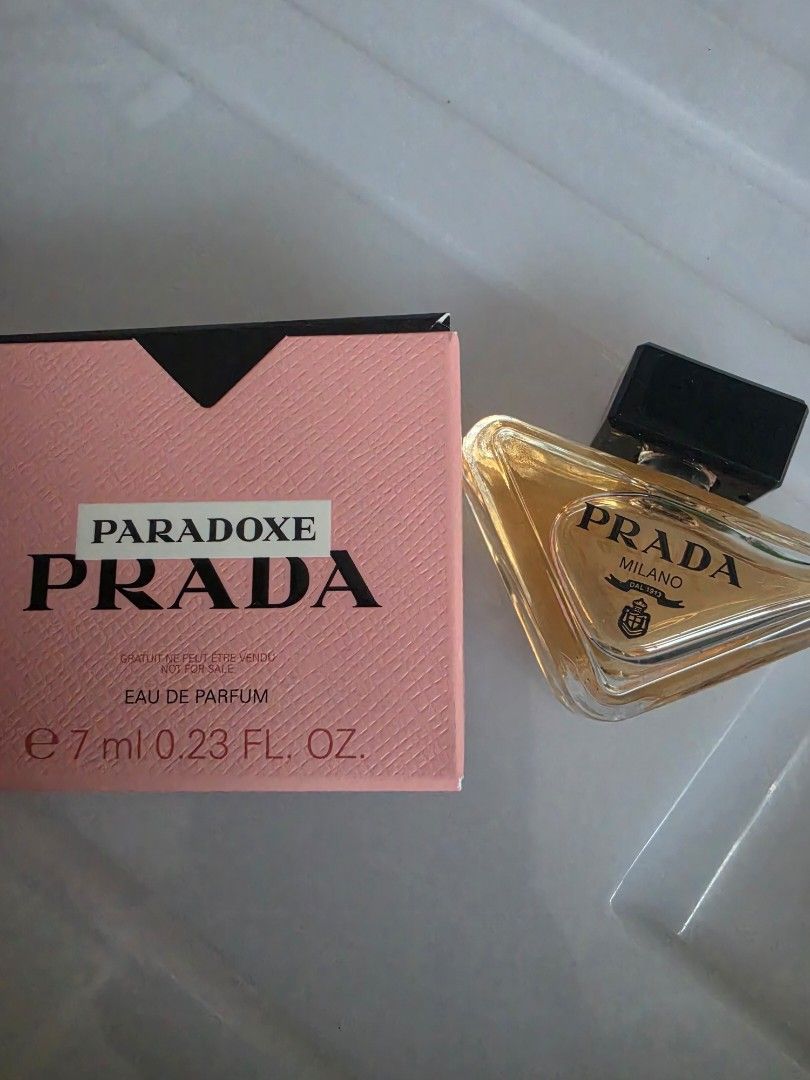 Mini 7ml Prada Paradoxe edp (Category: Fragrance & Deodorants) located in Paranaque City. Submitted by 3starx (Listing ID 1450542175, Image 2). Description: 💜Please read before buying💜 All posted items are authentic from the USA. No RUSH PICKUP. I will provide pick up day and time options. I will not hold PAID items. Payment will be made once pick up has been booked and due for pick up as well Mode of delivery: SAME DAY DELIVERY ONLY FROM PARAN