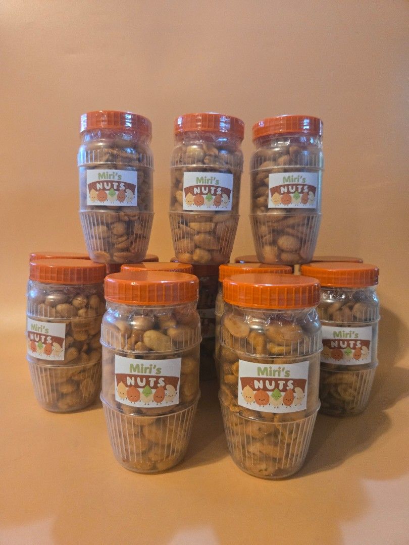 Miri's Nuts - Flavored Peanuts (Category: Other Food & Drinks) located in Pasig City. Submitted by leildyne (Listing ID 1450528266, Image 3). Description: - Miri's Nuts: Your new favorite crunchy snack! - Flavor Variety: Choose from Honey Sriracha, Wasabi, Kimchi, Taco, and Furikake. - Perfect for Snacking: Enjoy anytime, anywhere. - We can ship via J&T.