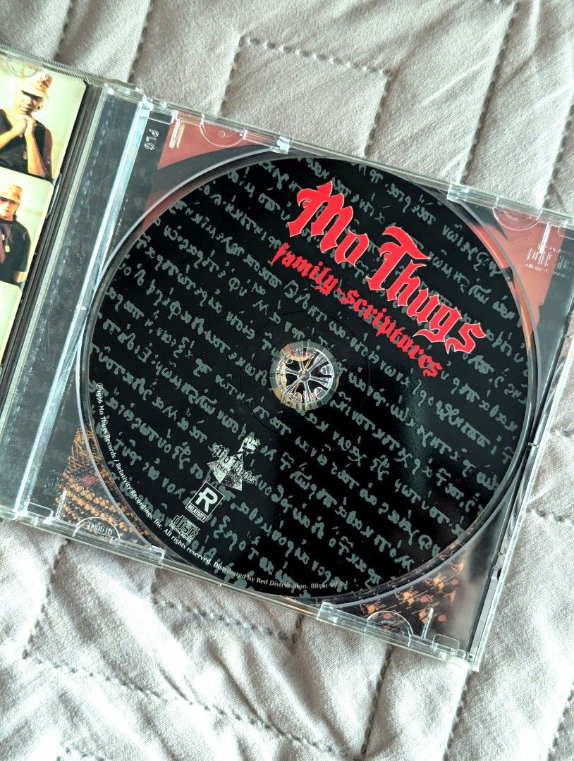 Mo Thugs Family Scriptures CD (Category: CDs & DVDs) located in Manila. Submitted by dorkystuff (Listing ID 1450624062, Image 3). Description: VG to VG+ condition US PRESSING Original 1996 Release (Not Reissue) MO THUGS FAMILY SCRIPTURES feat BONE THUGS N HARMONY Genre: Rap, Hip-hop Shipping via J&T.