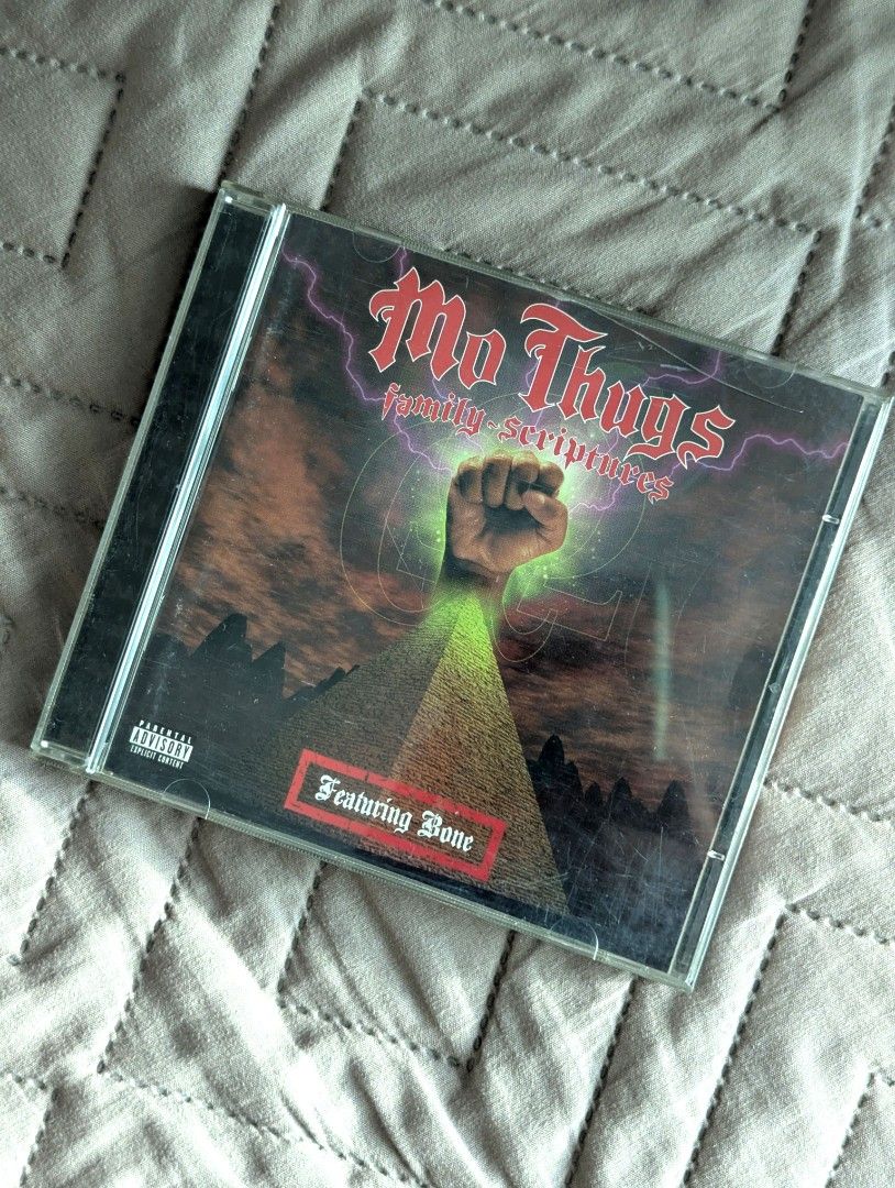 Mo Thugs Family Scriptures CD (Category: CDs & DVDs) located in Manila. Submitted by dorkystuff (Listing ID 1450624062, Image 1). Description: VG to VG+ condition US PRESSING Original 1996 Release (Not Reissue) MO THUGS FAMILY SCRIPTURES feat BONE THUGS N HARMONY Genre: Rap, Hip-hop Shipping via J&T.