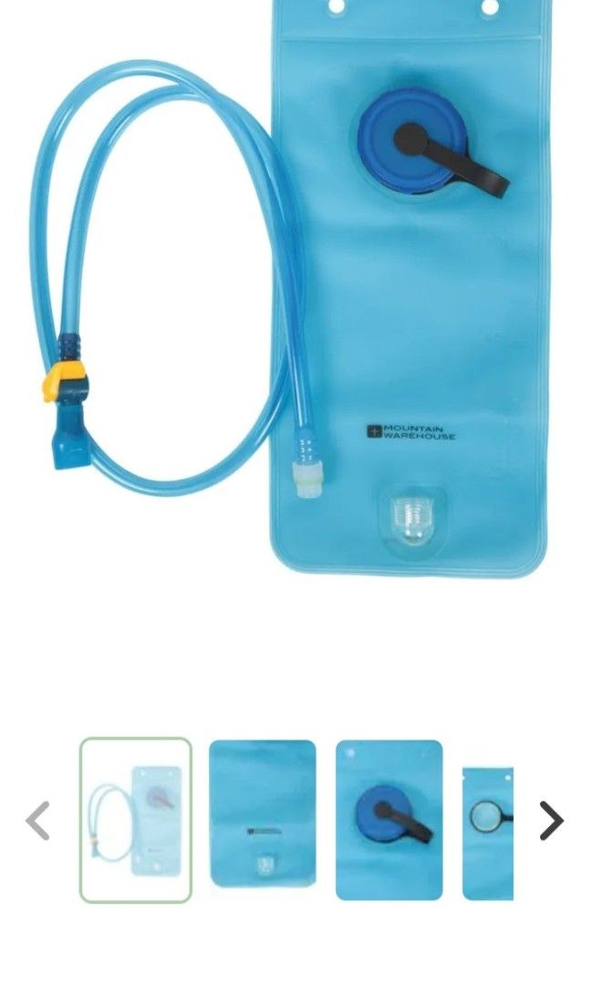 MOUNTAIN WAREHOUSE HYDRATION BLADDER (Category: Bicycles) located in Cabuyao City. Submitted by trip10clothing (Listing ID 1450578434, Image 1). Description: READ FIRST... FOR SALE: MOUNTAIN WAREHOUSE HYDRATION PACK Brandnew 1 Liter Tested Only PRICE: 1K FIXED PICK UP OR SHIPPING LOCATION: Cabuyao Laguna DM📩.