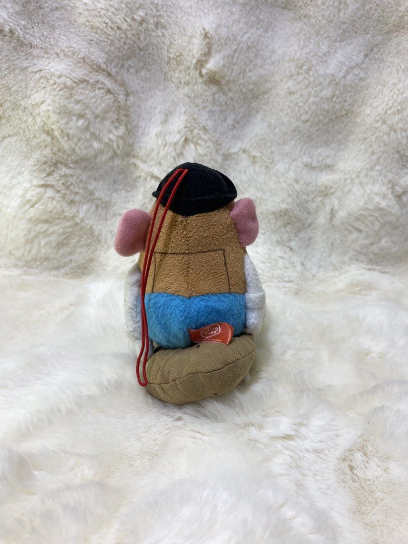 Mr. Potato Head Plush Charm/ Keychain (Category: Plushies & Soft Toys) located in Kalibo. Submitted by ollie_stuffshop (Listing ID 1450716976, Image 2). Description: Before you send your inquiries: ❗️Last Price is already posted ❗️Manage your expectations, WYSIWYG ❗️May need washing ❗️Shipping day is every Sunday - Adorable Mr. Potato Head plush toy - Features a red string for easy hanging - Ideal for Toy Story and Mr. Potato Head enthusiasts - C