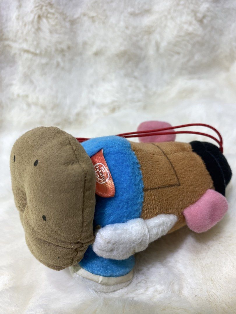 Mr. Potato Head Plush Charm/ Keychain (Category: Plushies & Soft Toys) located in Kalibo. Submitted by ollie_stuffshop (Listing ID 1450716976, Image 3). Description: Before you send your inquiries: ❗️Last Price is already posted ❗️Manage your expectations, WYSIWYG ❗️May need washing ❗️Shipping day is every Sunday - Adorable Mr. Potato Head plush toy - Features a red string for easy hanging - Ideal for Toy Story and Mr. Potato Head enthusiasts - C