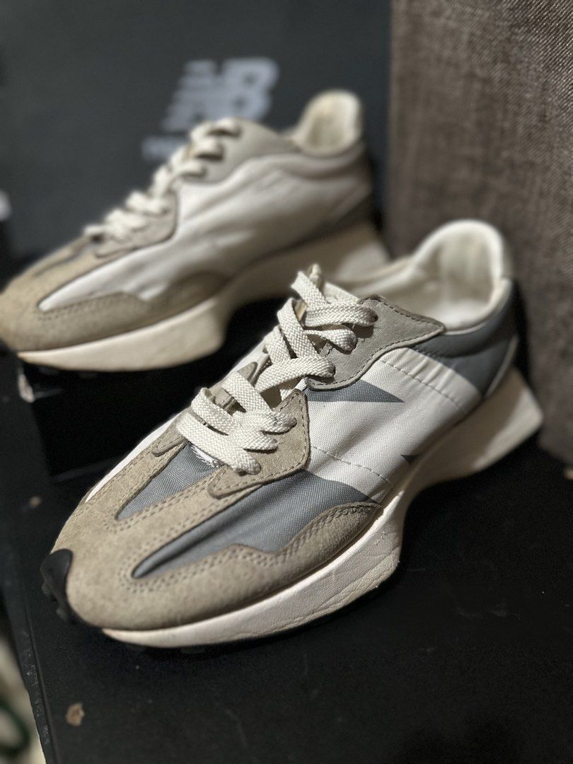 New Balance 327 Sneakers (Category: Sneakers) located in Quezon City. Submitted by plzdeclutter (Listing ID 1450707420, Image 1). Description: -size 22.5 cm / 5.5 US W -minimal signs of wear -authentic pair -LP .