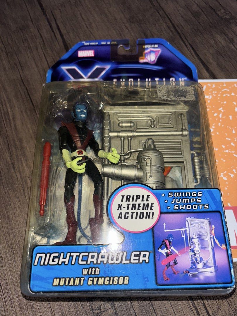 Nightcrawler - X-men Evolution Animated Series Marvel (Category: Figurines & Statues) located in Quezon City. Submitted by dardsa (Listing ID 1450683597, Image 2). Description: WYSIWYG BIB ( Back in Box).
