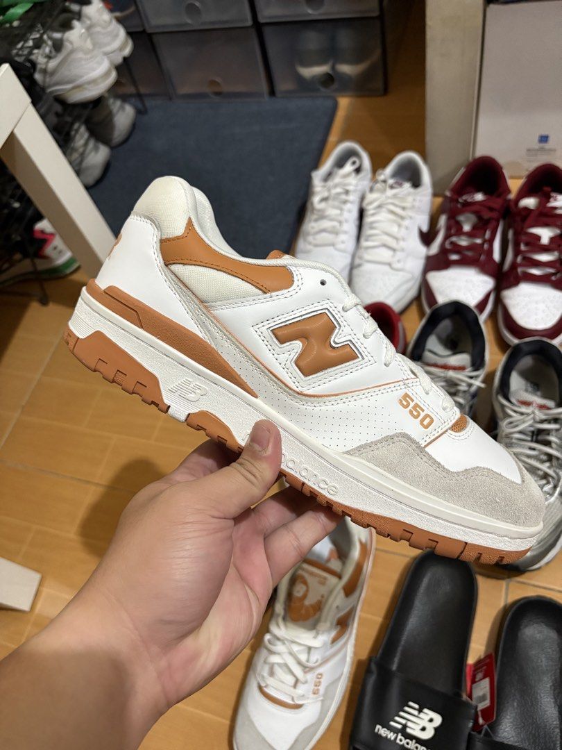 Nike - New balance Size 12 Declutter (Category: Sneakers) located in Quezon City. Submitted by helloqicks (Listing ID 1450689131, Image 2). Description: Sale until july 27 only ROW 3 New Balance 550 - Orange US 11.5 (complete with box) 1500 New Balance Slides US 12 (brand new, narrow fit) SOLD Nike Air Hera US 12 (condi 9.5/10) SOLD —- ROW 2 Dunk Low UNLV Us 12 (Condi 9/10) 2,000 NB 860v2 - Purple Us 12 (Condi 9/10) 2,500 NB 860v2 - Royal / white
