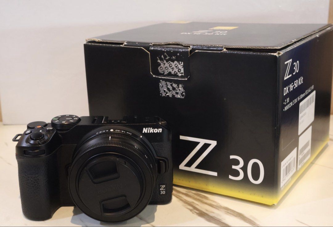Nikon Z30 (Category: Cameras) located in Manila. Submitted by gadgetcentral (Listing ID 1450626341, Image 1). Description: For sale‼️ Nikon Z30 with 16-50mm/ 20.9MP📸 PHP34,000💸 Condition: ✅💯% Good condition ✅keypad working ✅Autofocus working ✅Quality shots ✅No fungus ✅No vignette ✅ good as new Comes with: ➡️body z30 ➡️lens 16-50mm ➡️battery ➡️charger ➡️strap ➡️box ➡️manual 📍location Farmers plaza cubao QC Upper-ground gadget central Front of 