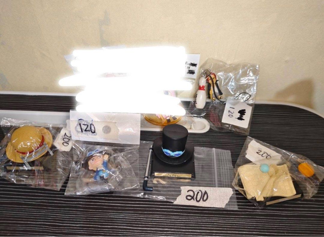 One Piece Gashapons & Keychains Set (Category: Character Goods) located in Apalit. Submitted by itsmeitsuri (Listing ID 1450728186, Image 1). Description: - loose - good condition if interested, just send me a dm. for proof of legitimacy, feedback and reviews, visit my blue app! .