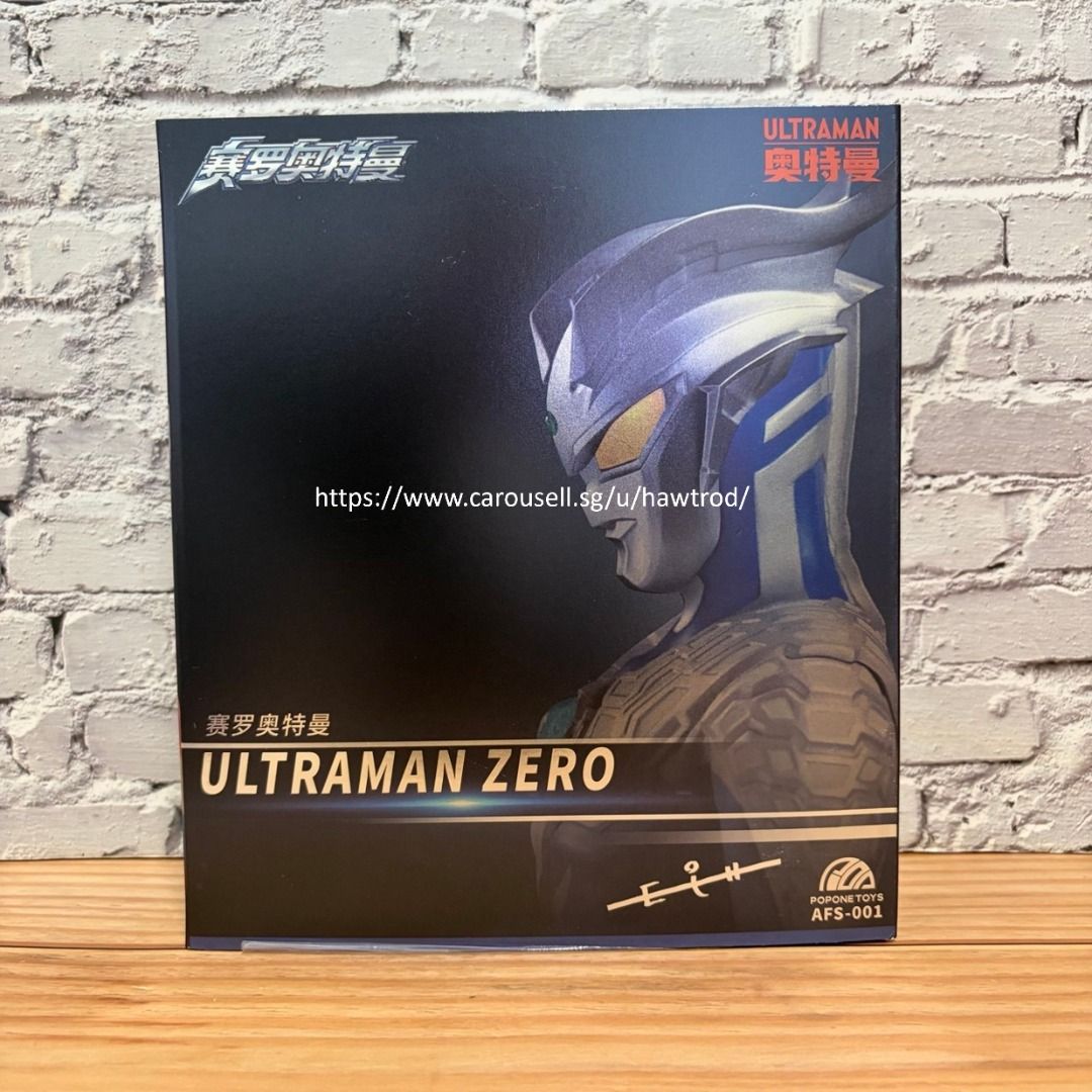 <🛒Order on Demand> Popone Toys, 1/12 scale AFS001 Ultraman Zero (Category: Toy Figures) located in Singapore. Submitted by hawtrod (Listing ID 1355095323, Image 1). Description: 📣 Product Details: ======================= Manufacturer: Popone Toys Item: 1/12 scale AFS001 Ultraman Zero 🛒 How to Order: ======================= ✅ This item is available via Order on Demand. I will procure specifically for you once your order is confirmed with a depo