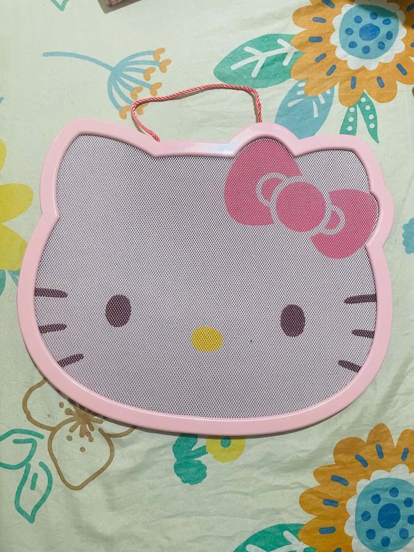 Pink Hello Kitty Mesh Drawing Board with Handle (Category: Craft Supplies & Tools) located in Manila. Submitted by jheng_water (Listing ID 1450640296, Image 1). Description: - Adorable pink Kitty mesh drawing board - Features a convenient handle for easy carrying - Ideal for doodling and drawing activities - Perfect gift for young Kitty fans - Portable design encourages creativity anywhere.