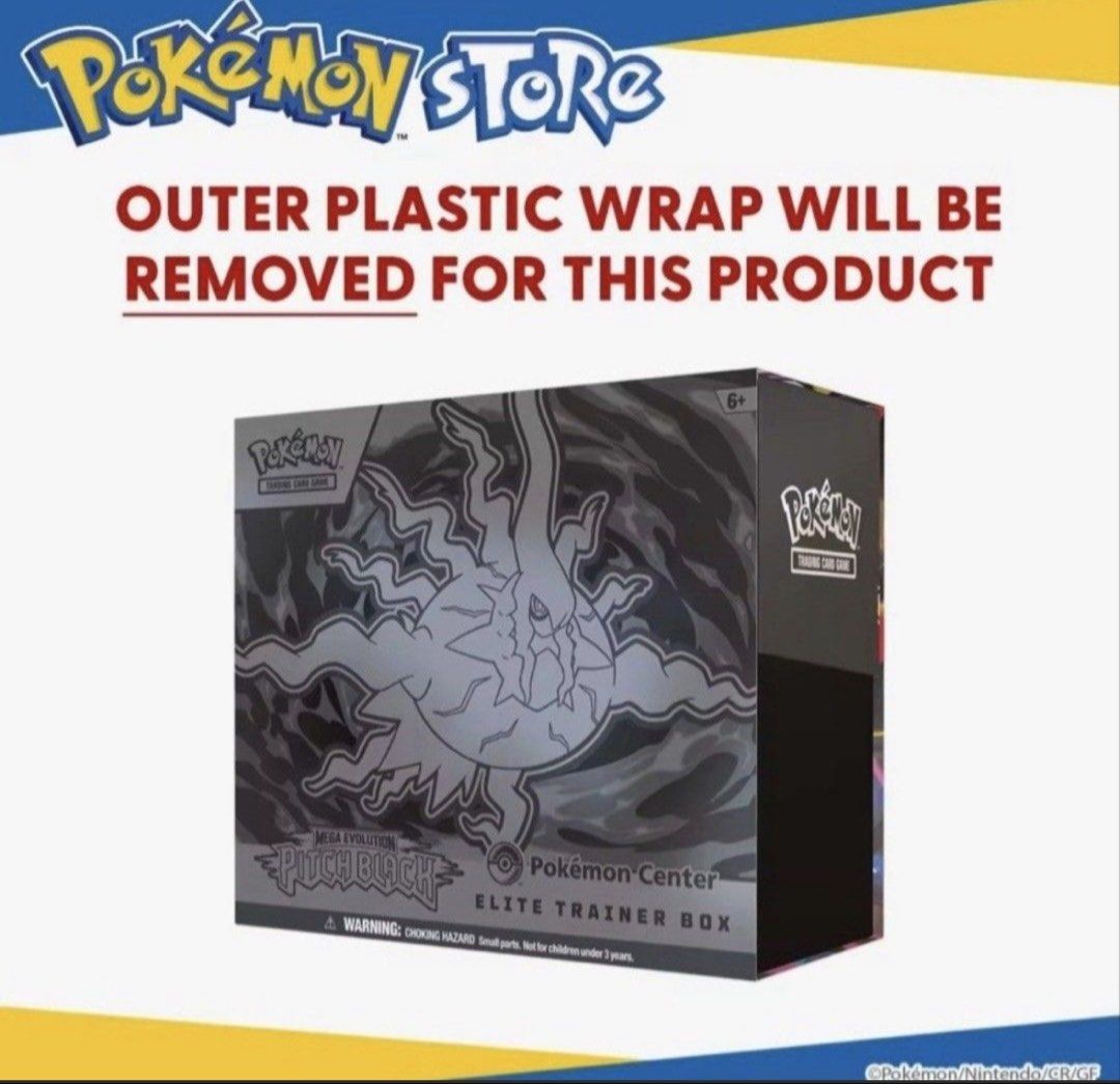 Pokemon TCG Pitch Black Elite Trainer Box Unshrinked ETB Toys 
