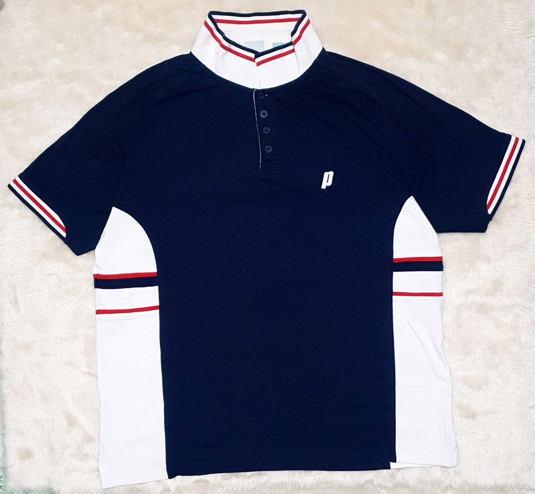 Prince Polo Shirt (Category: Tshirts & Polo Shirts ) located in Taguig. Submitted by thriftedminds (Listing ID 1450624041, Image 1). Description: Item: Prince Polo🔥 Size: Prince Sportswear (L) Width: 23 Length: 28 Condition: Excellent Issue: Need wash DM to purchase 📩.