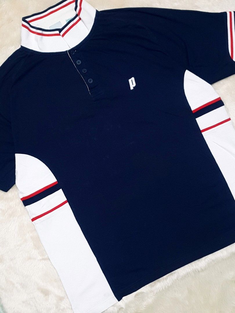 Prince Polo Shirt (Category: Tshirts & Polo Shirts ) located in Taguig. Submitted by thriftedminds (Listing ID 1450624041, Image 2). Description: Item: Prince Polo🔥 Size: Prince Sportswear (L) Width: 23 Length: 28 Condition: Excellent Issue: Need wash DM to purchase 📩.