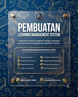 (Kategori: ) berada di . Dikirim oleh jasapembuatanwebsitee-learn (ID iklan 1450716666, Gambar 1). Deskripsi: .
