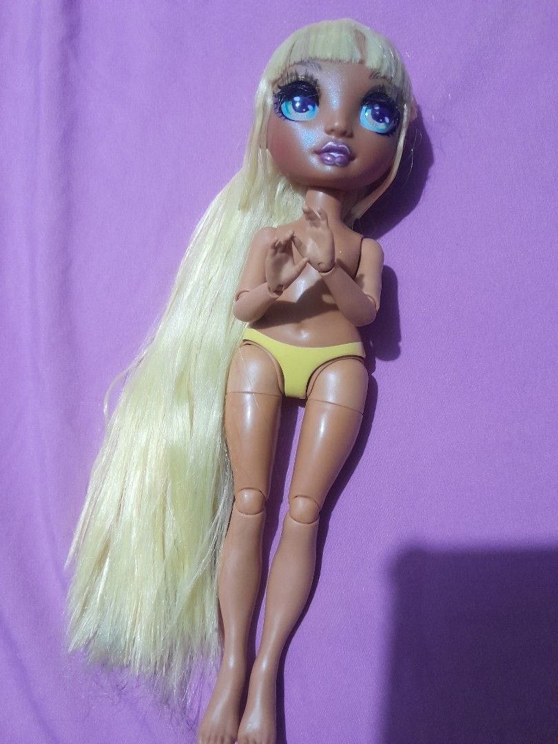Rainbow High Doll (Category: Figurines & Statues) located in Quezon City. Submitted by warmturtle.ba931b (Listing ID 1444422274, Image 2). Description: Authentic Rainbow High Series 1 Sunny Madison Doll 🌈 Authentic Rainbow High Series 1 Sunny Madison by MGA Entertainment 💛 Nude doll only ✔️ Complete body in good condition 👧 Features Rainbow High's signature inset acrylic eyes with rooted eyelashes 🤸 Highly articulated and poseable with multip