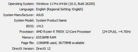 Ryzen 9 7900X SYSTEM UNIT Read Description (Category: Computer Parts) located in Manila. Submitted by freeearth_e3c94a (Listing ID 1450695455, Image 3). Description: Processor: Ryzen 9 7900x Motherboard: Asus ROG Strix B650e-f Gaming Wifi ( price is 26k Bnew) GPU: MSi 3060 12gb 2-Fan RAM: 1x32GB G.Skill Flare X5 AMD READY FREE: CPU COOLER, CASE AND CASE FANS Asking: 70k send your counter offers PWEDE WALA GPU 60K *NO PSU and NO STORAGE* No store 