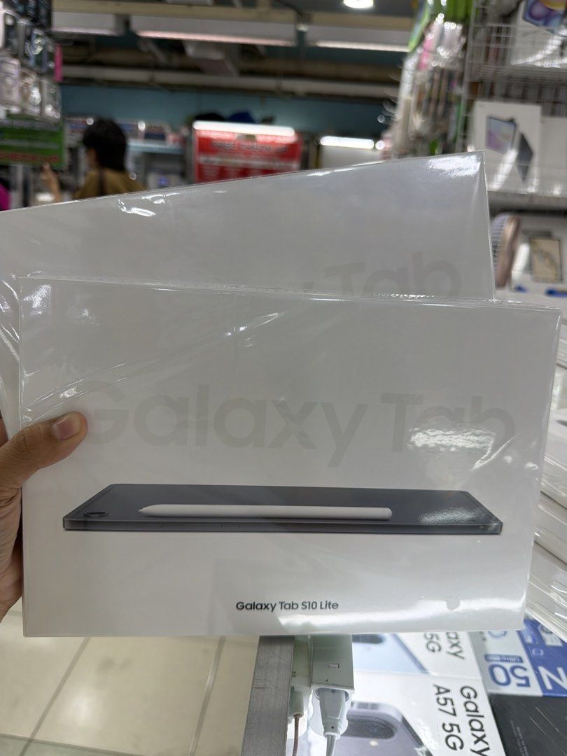 Samsung Galaxy Tab S10 Lite (Category: Android) located in Pasig City. Submitted by melissaomb01623 (Listing ID 1450553145, Image 2). Description: Samsung Galaxy Tab S10 Lite 6gb Ram 128gb Rom Brand new sealed 1 year warranty in samsung 📌pick up store in greenhills shopping center 📌we do cod in metro manila and near provinces just add sf only 📌we ship nationwide via LBC 📌we accept swap/trade in 📌we accept credit card installment 📌we accept 