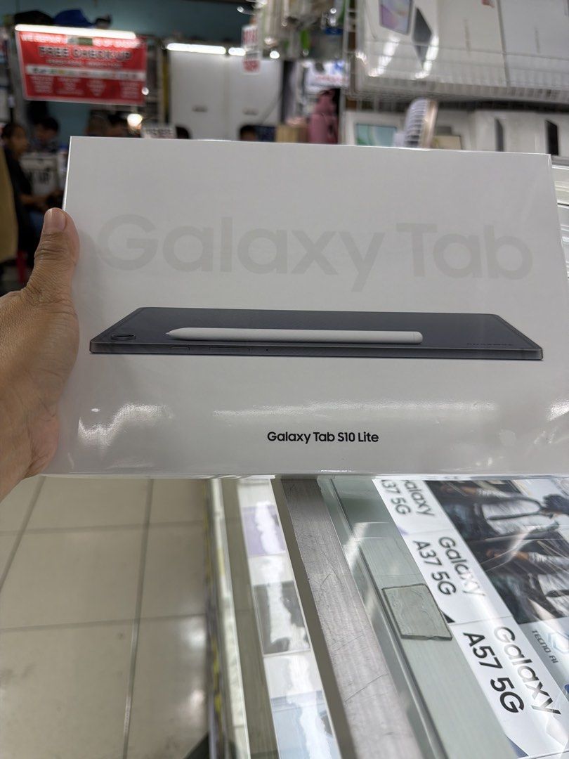 Samsung Galaxy Tab S10 Lite (Category: Android) located in Pasig City. Submitted by melissaomb01623 (Listing ID 1450553145, Image 1). Description: Samsung Galaxy Tab S10 Lite 6gb Ram 128gb Rom Brand new sealed 1 year warranty in samsung 📌pick up store in greenhills shopping center 📌we do cod in metro manila and near provinces just add sf only 📌we ship nationwide via LBC 📌we accept swap/trade in 📌we accept credit card installment 📌we accept 