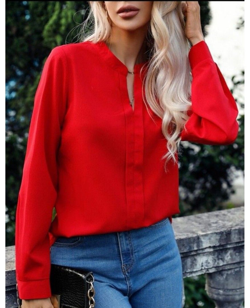 SHEIN BASIC BLOUSE (Category: Blouses) located in Sepang. Submitted by twolips.wardrobe (Listing ID 1450569235, Image 3). Description: FREE POSTAGE SEMENANJUNG ✔️ SS POSTAGE + RM15 ❤️❤️❤️❤️❤️❤️❤️❤️ PLEASE BACA SEBELUM BELI: ❤️ ADA 5 OWNER BAJU DALAM NI. 2 admin ❤️ BAJU DARI PELBAGAI SOURCES (ada new item/ warehouse sale/ custom/preloved / yang tak berkenan beli kat seller lain pun akan diletgo semula di sini, etc) ❤️ TAK SESUAI UNTUK FUSSY BUYER.