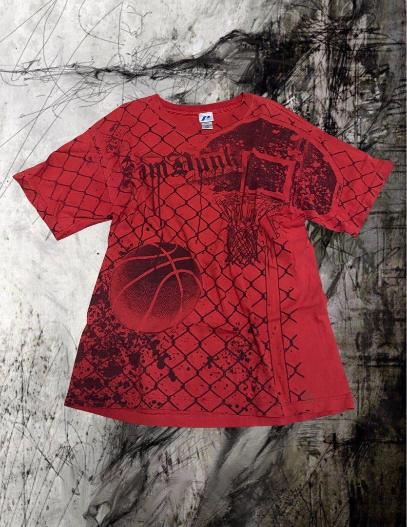 Slam Dunk Tshirt (Category: Tshirts & Polo Shirts ) located in Lucena. Submitted by mikagomiii (Listing ID 1450528497, Image 1). Description: L 25.5 W 19.5 issue: pinholes and 1 small stain on lower part (see pictures).