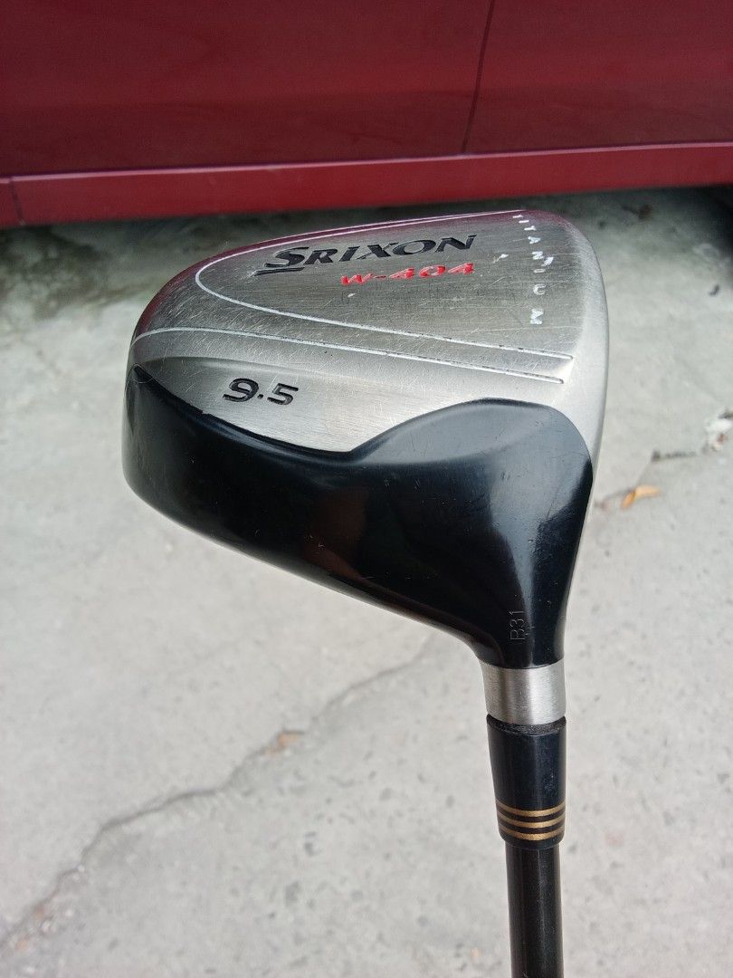 Srixon W-404 driver, 9.5 degree loft, Flex S (Category: Golf) located in San Pedro. Submitted by trisheljas_japansurplus (Listing ID 1450735676, Image 3). Description: 📍For Sale📍 Srixon W-404 driver 9.5 degree loft Flex S Srixon SV-3001J graphite golf shaft. Srixon Golf Grip location 📍 Filinvest Homesite barangay bagong silang san pedro laguna 📍.