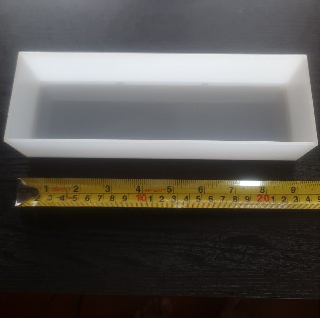 Stackable Storage Box - Narrow - White (Category: Storage Boxes & Baskets) located in Singapore. Submitted by sc02980 (Listing ID 1450631921, Image 3). Description: - Ideal for organizing small items - Keeps desks and drawers tidy - Stackable design - Easy to clean - 1 for $4.00, 2 for $7.00.