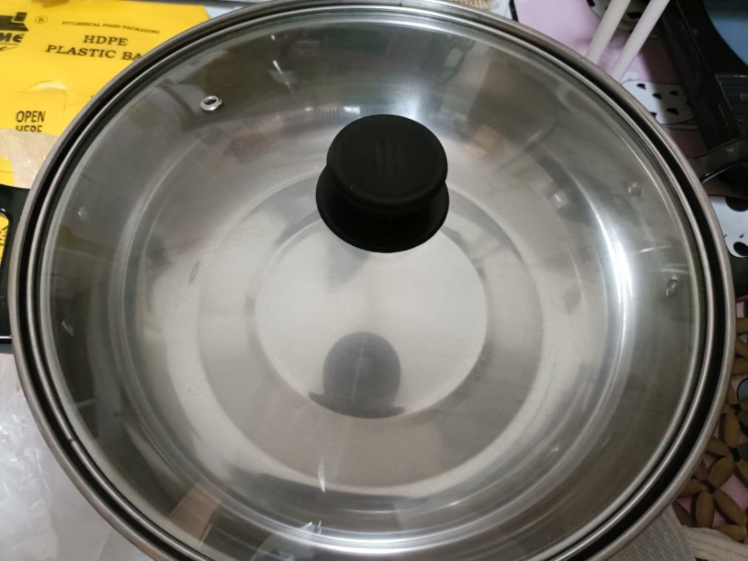 Stainless Steel Pot with Glass Lid
