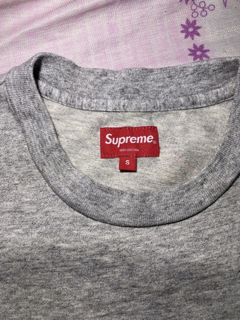 Supreme Grey Pocket T-Shirt Size S (Category: Tshirts & Polo Shirts ) located in Tagbilaran City. Submitted by thrifter23 (Listing ID 1450590063, Image 2). Description: Size S on tag Check every photo .