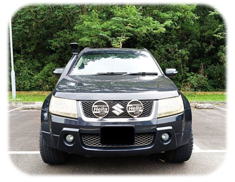 Suzuki Grand Vitara 2.0 2WD (A) (Category: Used Cars) located in Singapore. Submitted by prisnglig65055 (Listing ID 1450583816, Image 1). Description: Direct Owner | Rugged Off-Road Style 2007 Suzuki Grand Vitara 2.0L (2WD) | COE June 2027 (Renewable!) 💰 Asking Price: S$13,800 (Negotiable for serious buyers who appreciate quality upgrades) Selling our immaculately maintained, uniquely upgraded Suzuki Grand Vitara 2.0L (2WD) directly as an owner.