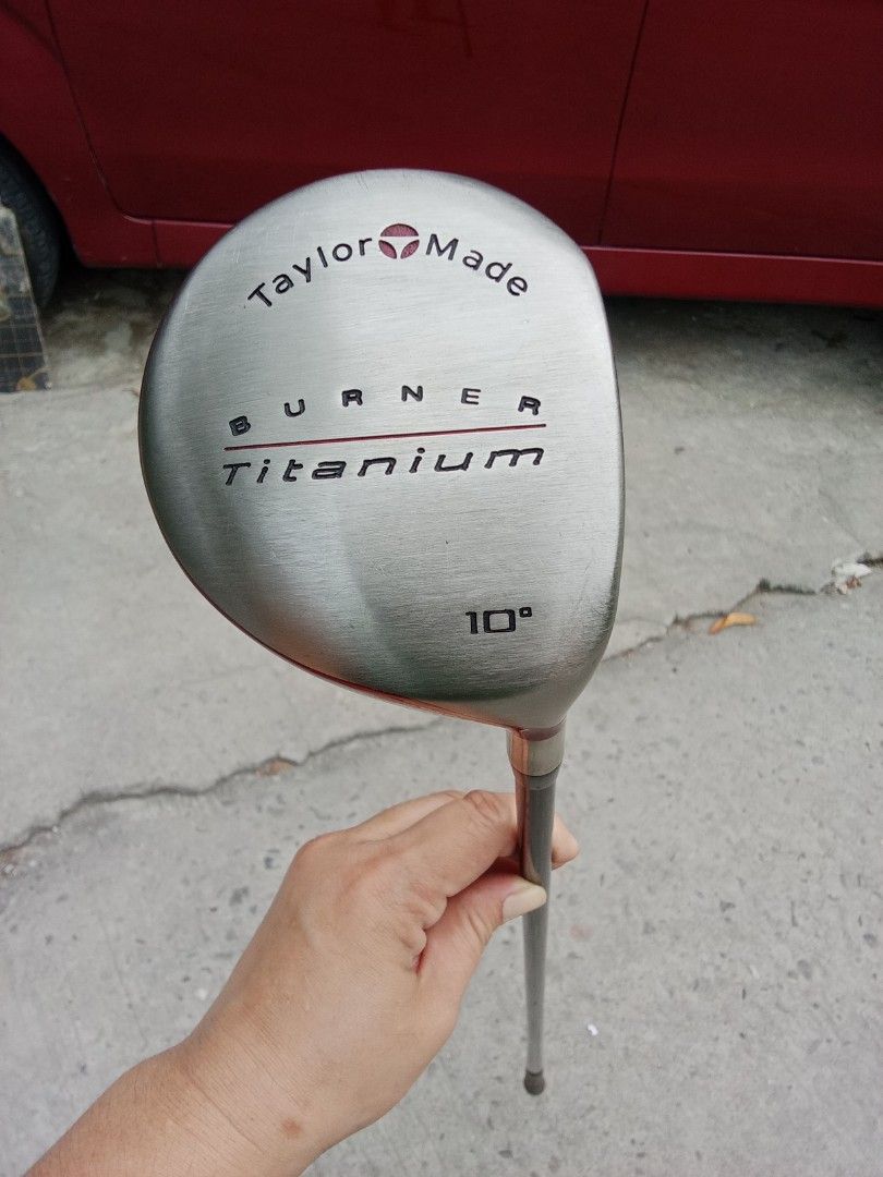 TaylorMade Burner Titanium driver. 10 Degrees loft, Flex S (Category: Golf) located in San Pedro. Submitted by trisheljas_japansurplus (Listing ID 1450709006, Image 1). Description: 📍For Sale📍 TaylorMade Burner Titanium driver. 10 degrees loft Flex S Bubble shaft. Taylormade golf Grip location 📍 Filinvest Homesite barangay bagong silang san pedro laguna 📍.