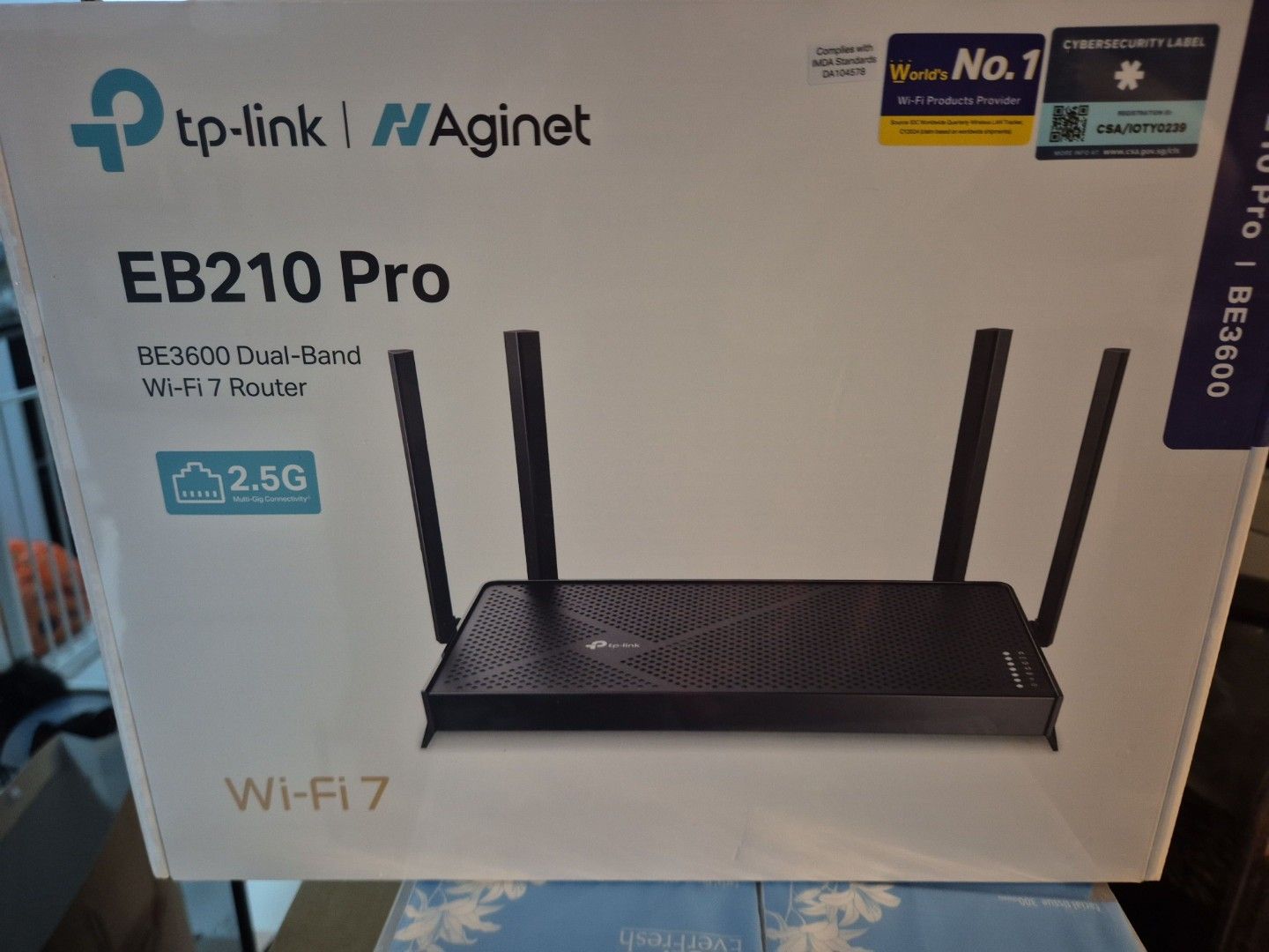 TP-Link Aginet EB210 Pro Dual-Band Wifi 7 Router