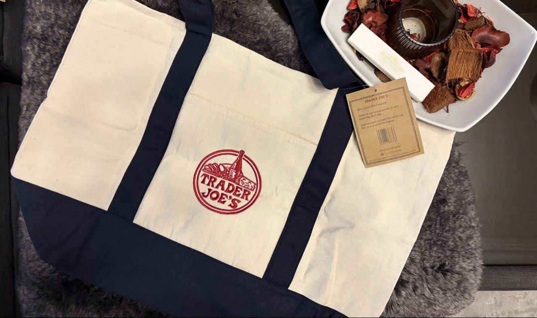 Trader Joe's Canvas Tote Bag (Category: Tote Bags) located in Paranaque City. Submitted by preamata (Listing ID 1450562064, Image 1). Description: .