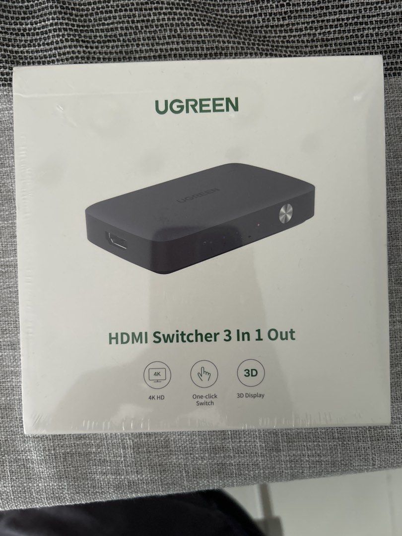 UGREEN HDMI Switcher 3 In 1 Out 4K HD