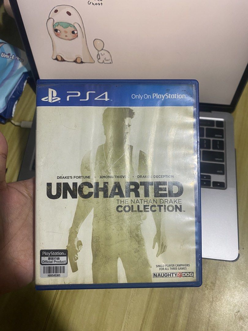 Uncharted: The Nathan Drake Collection PS4 Game (Category: PlayStation) located in Del Monte. Submitted by lunafreya24 (Listing ID 1450530742, Image 2). Description: - Uncharted Trilogy for PS4 - Includes: Drake's Fortune, Among Thieves, Drake's Deception - Perfect for single-player campaigns .