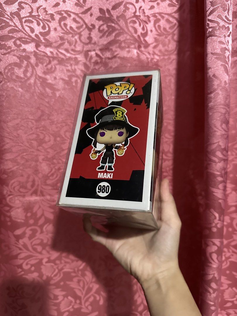 VAULTED Funko Pop! Maki #980 (Category: Designer & Blind Box Toys) located in Quezon City. Submitted by declutter.season (Listing ID 1450621764, Image 2). Description: Brand new vaulted fire force Funko Pop - Maki - with free protector Never been out of box No damage.