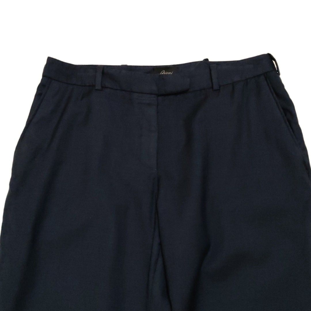 VINTAGE BRIONI NAVY TROUSER PANTS (Category: Trousers) located in Dinalupihan. Submitted by aizzeestuffs (Listing ID 1450681821, Image 2). Description: Length:38" Waist:30" Inseams:29" Rise:9" Thighs:11" Hem:7.5" Color may vary due to lighting. Pm for more Details. Old Money Luxury Designer..