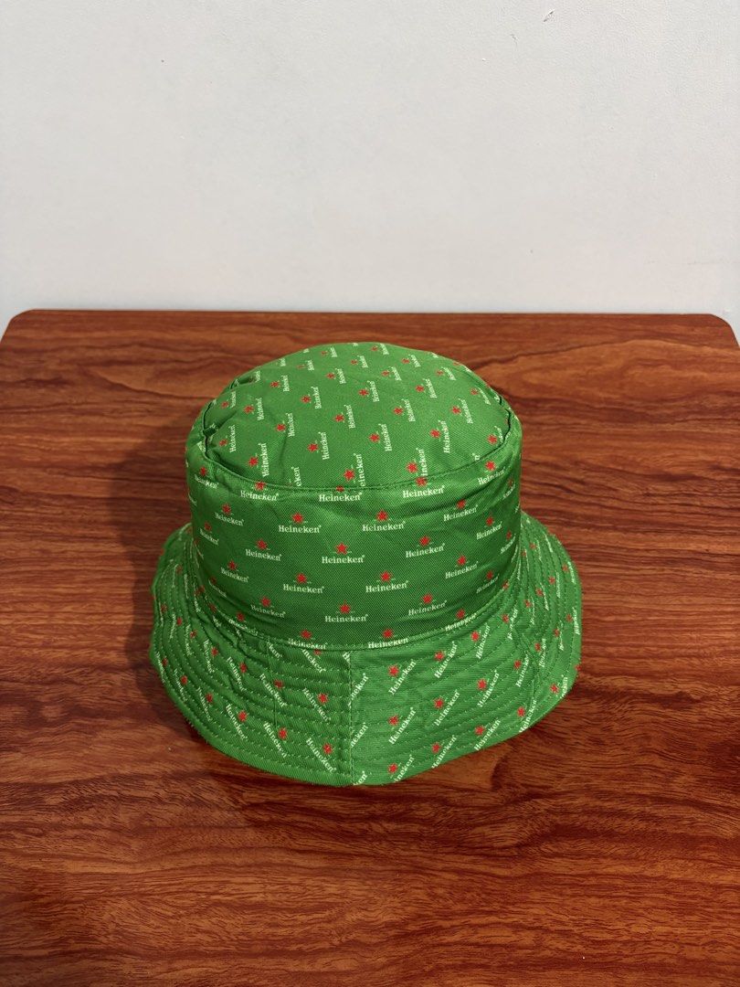 Vintage Reversable Heineken Bucket Hat (Category: Caps & Hats) located in Manila. Submitted by majmsarchive (Listing ID 1450651584, Image 3). Description: Vintage Reversible Heineken Bucket Hat in one size fits most. In excellent condition..