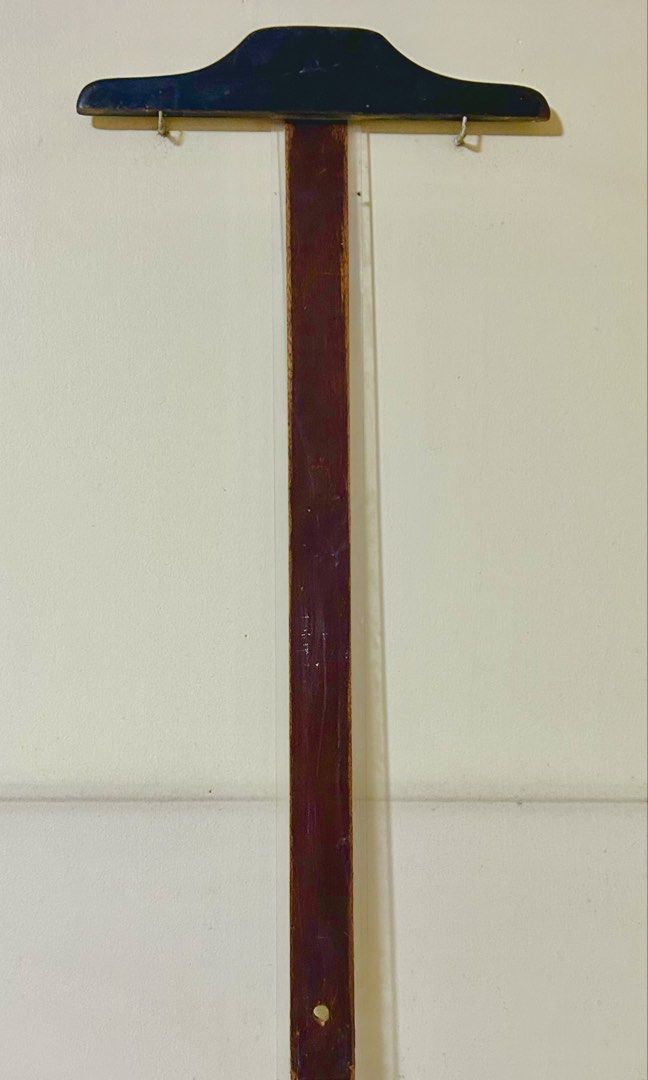 Vintage Stredge 24 T-Square Ruler (Category: Stationery & School Supplies) located in Las Pinas. Submitted by rjmwings (Listing ID 1450640544, Image 3). Description: Wooden T-square ruler. Marked 'Stredge 24'. Bought in 1983. Still in good condition. Has a dark head and a wooden handle. Clear plastic overlay on the ruler. Great for drafting or drawing straight lines. A classic tool for artists or architects..