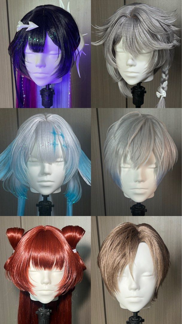 WIG COMMISSIONS❕[OPEN FOR ARTCADE, 3/5] (Category: Hair Accessories) located in Singapore. Submitted by manatosfluffytail (Listing ID 1317595185, Image 3). Description: Contact may be easier on Tele! Note that all prices will be under $200 [Preferred payment by Paynow. Cash and accepted as well.] Meet-ups ONLY at my convi or upcoming cons! Please provide your own wig head as Im unable to provide wig heads and do not wish for the final product to 