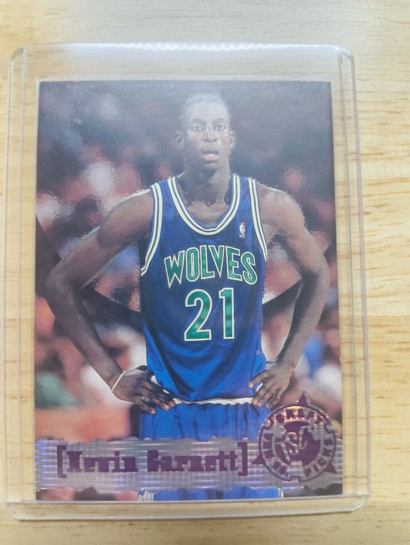 1996 Topps Chrome Kevin Garnett RC (Category: Raw Singles) located in Pasig City. Submitted by x119362 (Listing ID 1447213283, Image 1). Description: - 1996 Topps Chrome Kevin Garnett RC - Card is in a protective sleeve.