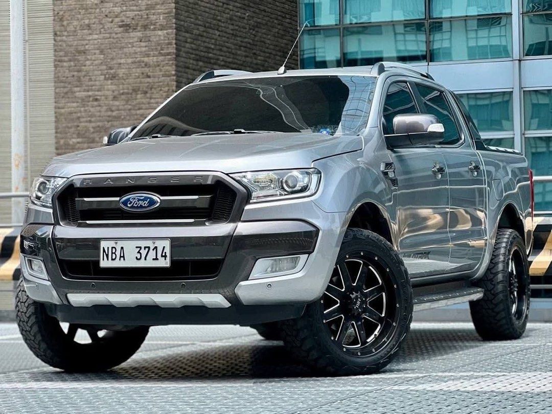 2017 Ford Ranger wildtrak (Category: Announcements) located in Quezon City. Submitted by art0204 (Listing ID 1447238705, Image 2). Description: 1ST OWNERSHIP Well-maintained Mileage 40k (Service Booklet) Ending NBA 3714 Push Start DRL Upgraded Mags and Tires worth 150k Reverse Sensors Reverse Camera Touchscreen Leather Seats 100% not flooded Mechanic Inspected Complete set of Tools, Jack & Spare Tire LTO Verified Multicars.