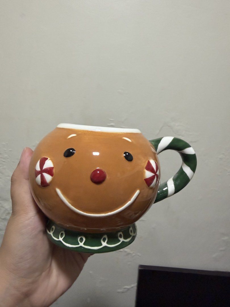3D Ceramic Mugs (Category: Coffee & Tea Tableware) located in Cainta. Submitted by ish22 (Listing ID 1447110078, Image 2). Description: - Fun and festive ceramic mugs for the holiday season. - Available designs: Candy Cane, Snowman, Santa (2 designs), Gingerbread Man. - Ideal for hot cocoa, coffee, or any warm holiday beverage. - Makes a wonderful Christmas gift. - Adds a touch of holiday cheer to your kitchen..